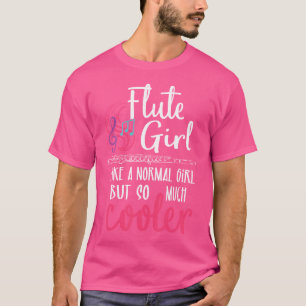 Camiseta Flauta Chica - Flautista Jugador de flauta Banda d