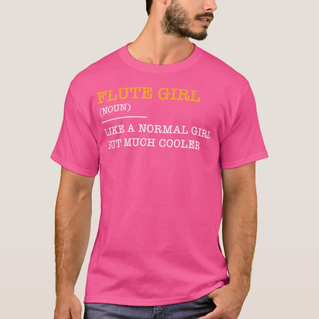 Camiseta Flauta Chica Flutista Regalo Flauta Cita de flauta (Anverso)