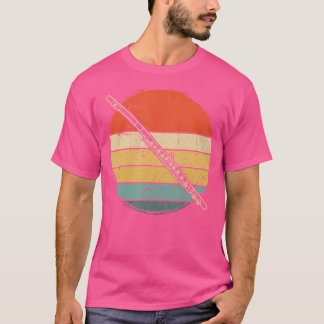 Camiseta Flauta de instrumentos del jugador de flauta