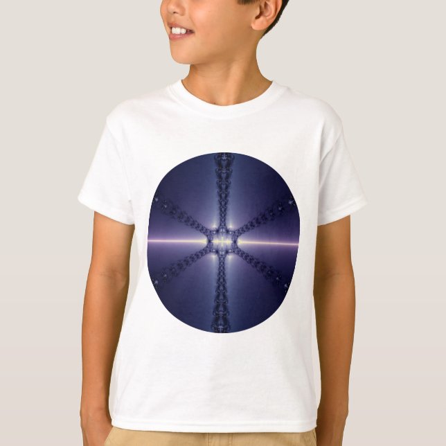 Camiseta Flauta de nieve azul (Anverso)