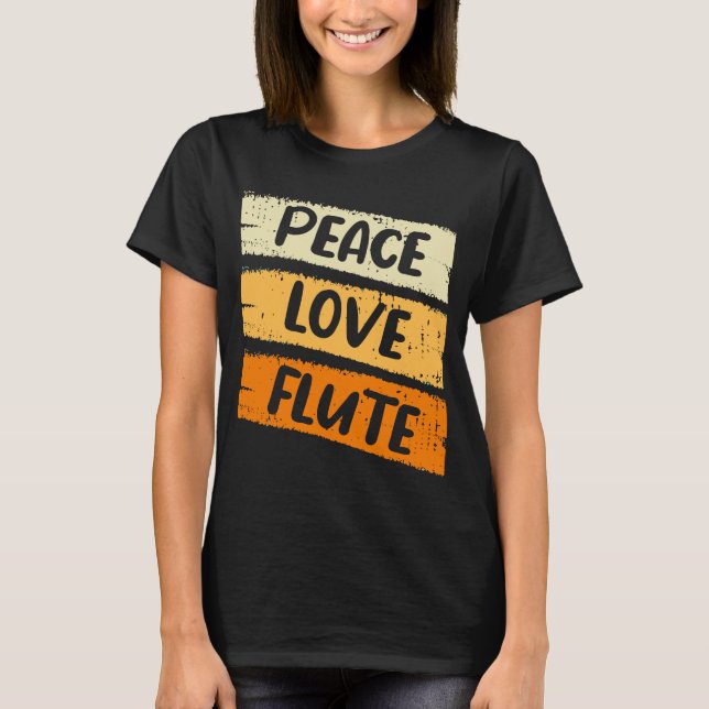 Camiseta Flauta de Paz Amor (Anverso)