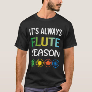 Camiseta Flauta de temporada divertida