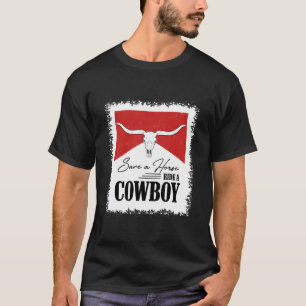Camiseta Flauta De Toro Vintage Con Bleached Save A Horse R