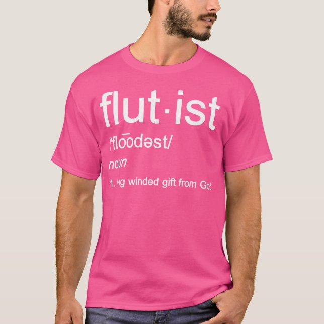 Camiseta Flauta divertida de la banda de marcha escolar (Anverso)