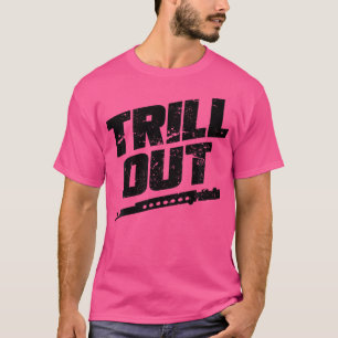 Camiseta Flauta divertida de la banda de marcha escolar