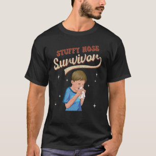 Camiseta Flauta fría Vintage Stuffy Nose Survivor 1