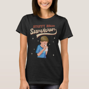 Camiseta Flauta fría Vintage Stuffy Nose Survivor 1