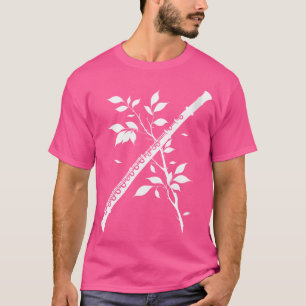 Camiseta Flauta Instrumento de Viento de Madera Orquesta
