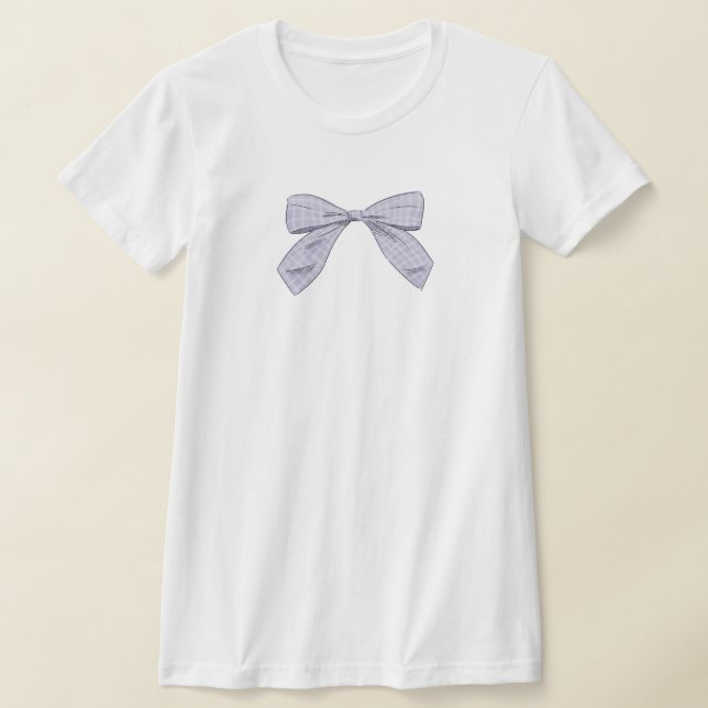 Camiseta Flauta morada ligera elegante mamá de Baby Shower (Distribución)
