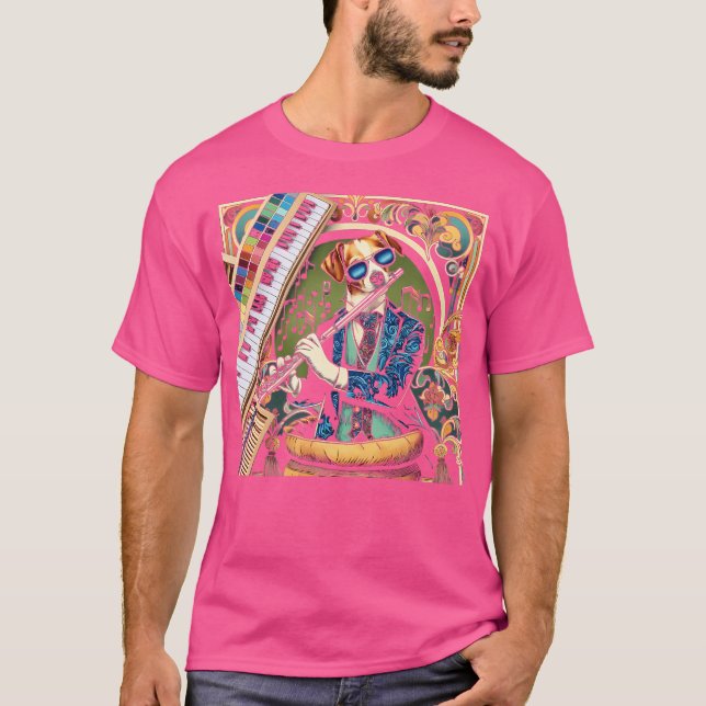 Camiseta Flauta para jugar al perro (Anverso)