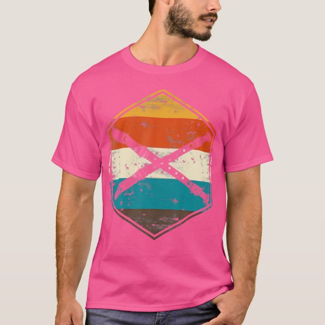 Camiseta Flauta retro (Anverso)