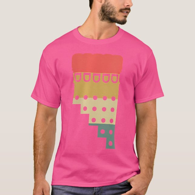 Camiseta Flauta retro vintage para mujeres (Anverso)