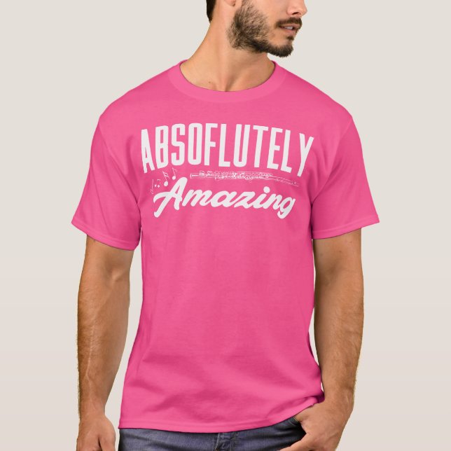 Camiseta Flauta transversal increíblemente asombrosa (Anverso)