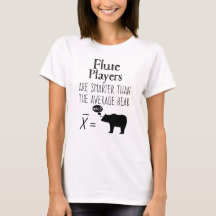 Camiseta flautista divertida - Oso medio