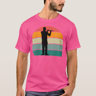 Camiseta Flautista Jugador Flutista De Flauta De Las Mujere