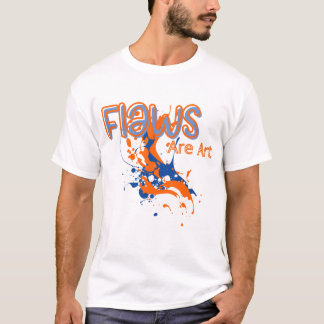 Camiseta Flaws Are Art – Creative Minimalist T-Shirt by Mav