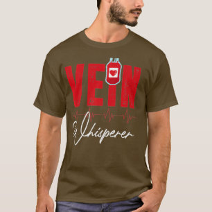 Camiseta Flebotomía Funny Vein Whisperer Phlebotomy