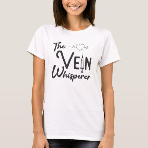 Camiseta Flebotomía La Vena Susurradora Enfermera Flebotomí