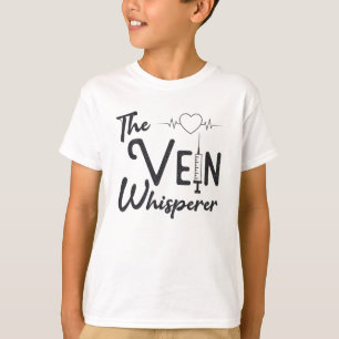 Camiseta Flebotomía La Vena Susurradora Enfermera Flebotomí