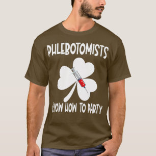 Camiseta Flebotomist Blogs Lab St Patricks Day Funny