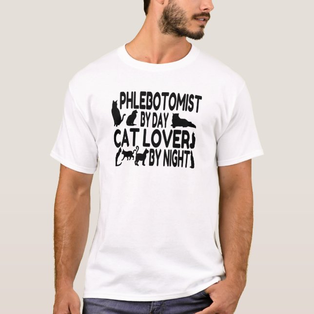 Camiseta Flebotomist Cat Lover (Anverso)