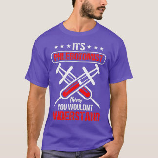 Camiseta Flebotomist Phlebotomy Syringe Regalo de enfermera
