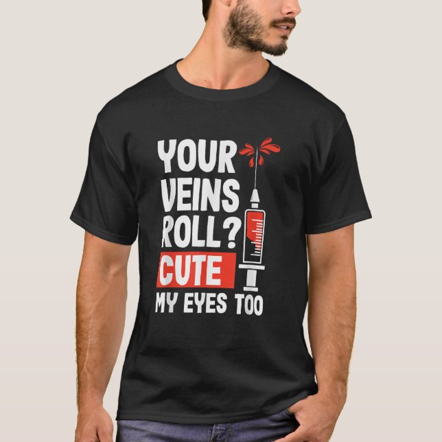Camiseta Flebotomista Funny Cute Phlebotomy Technician Nurs (Anverso)