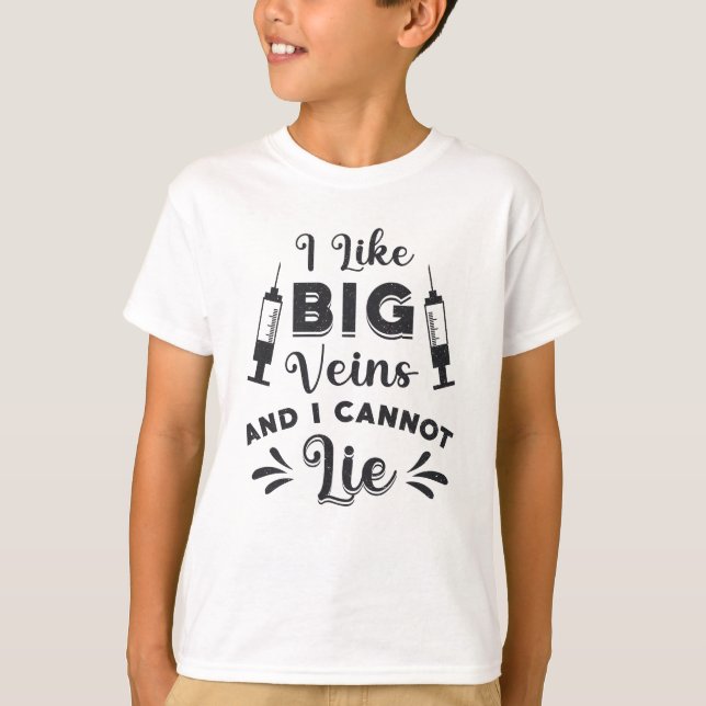 Camiseta Flebotomista Me Gusta El Regalo De Las Venas Grand (Anverso)