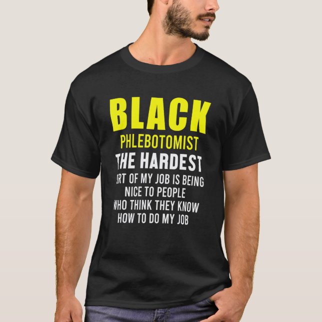 Camiseta Flebotomista Técnico de Flebotomía 24 (Anverso)