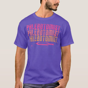 Camiseta Flebotomista Técnico de la Vida en Tiempo Completo