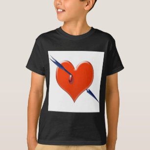 Camiseta Flecha a través del corazón
