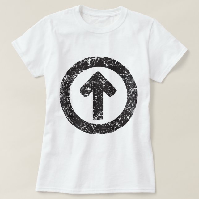 Camiseta Flecha circular (Diseño del anverso)