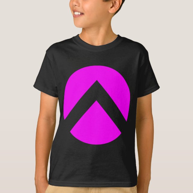 Camiseta Flecha circular de chevron (Anverso)