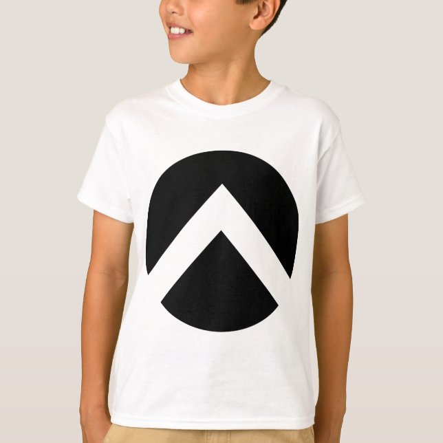 Camiseta Flecha circular de chevron (Anverso)