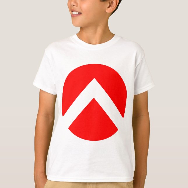 Camiseta Flecha circular de chevron (Anverso)
