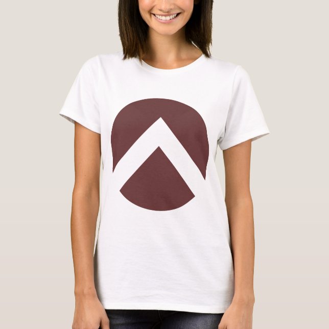 Camiseta Flecha circular de chevron (Anverso)