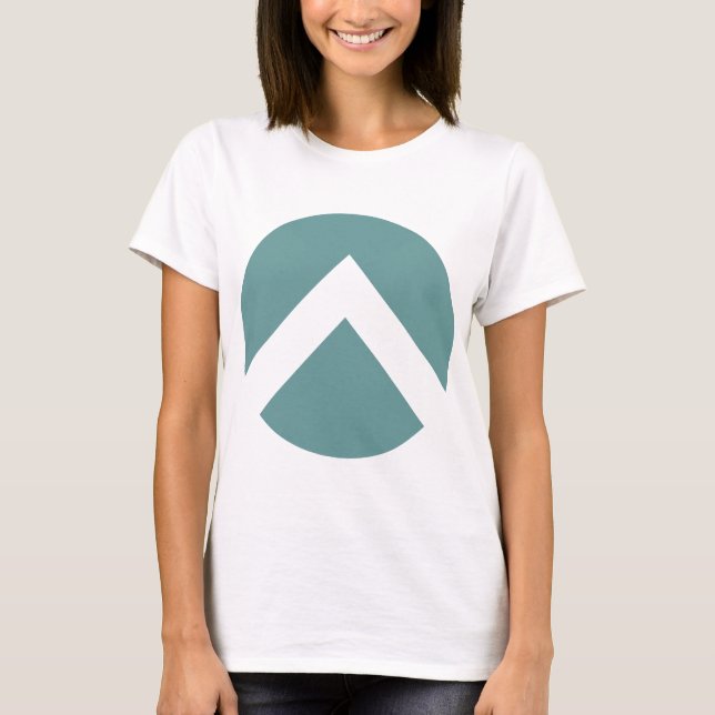 Camiseta Flecha circular de chevron (Anverso)
