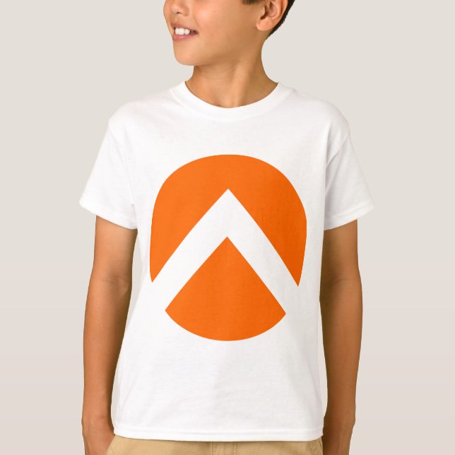 Camiseta Flecha circular de chevron (Anverso)