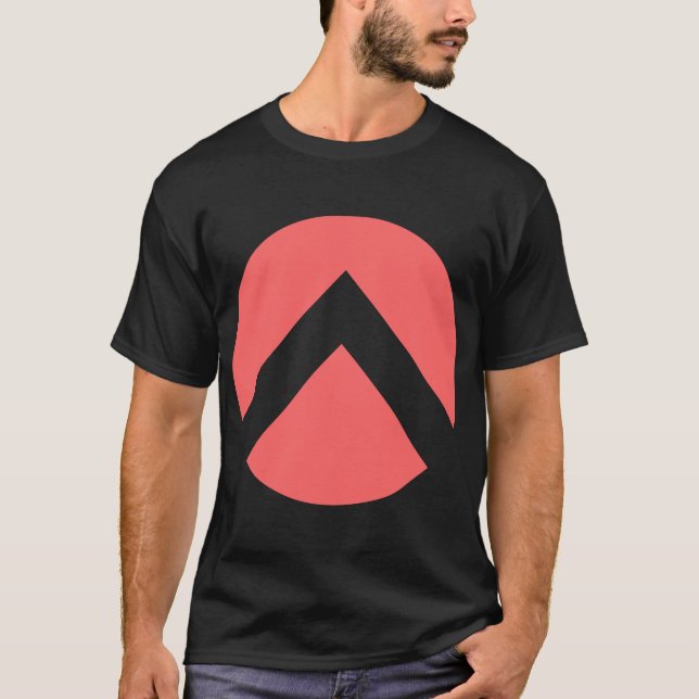 Camiseta Flecha circular de chevron (Anverso)