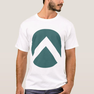 Camiseta Flecha de Chevron Circular