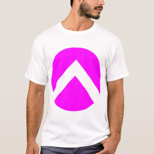 Camiseta Flecha de Chevron Circular