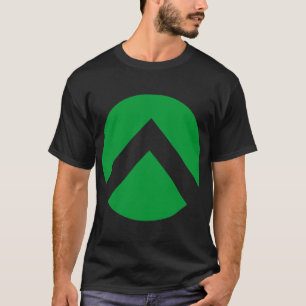 Camiseta Flecha de Chevron Circular