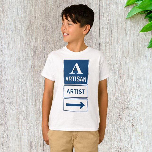 Camiseta Flecha de dirección de Rótulo de estudio de artist (Subido por el creador)