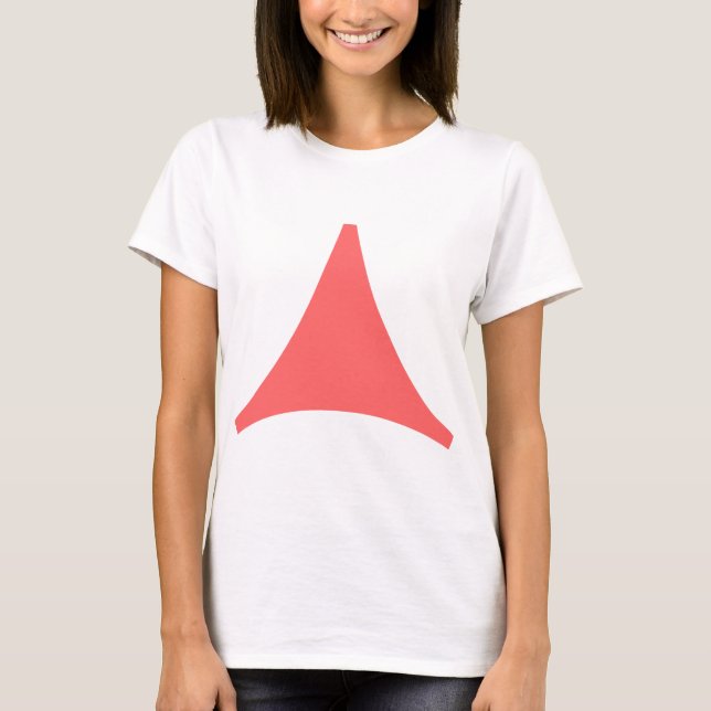 Camiseta Flecha de tres lados (Anverso)