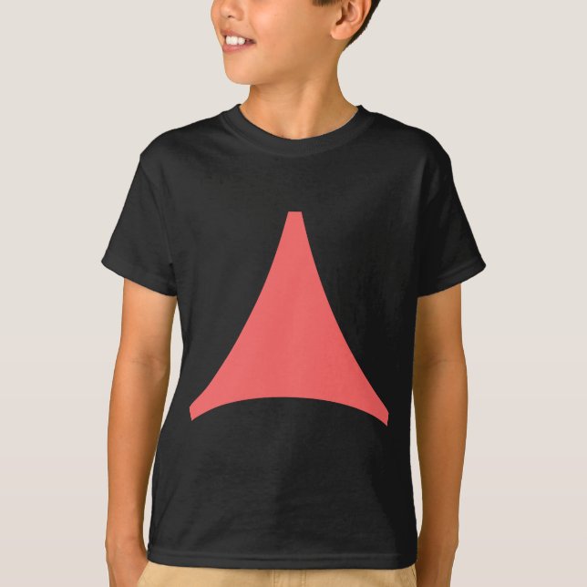 Camiseta Flecha de tres lados (Anverso)