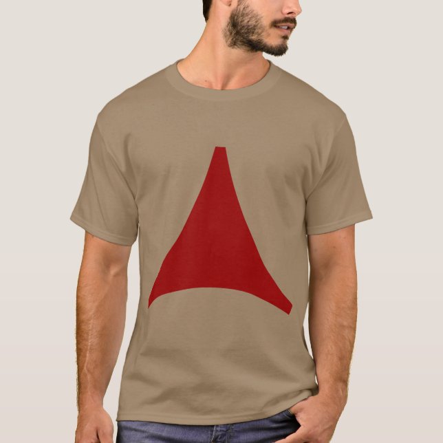 Camiseta Flecha de tres lados (Anverso)