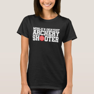 Camiseta Flecha divertida y divertida de tiro con arco del