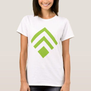 Camiseta Flecha geométrica 02 - Verde marciano