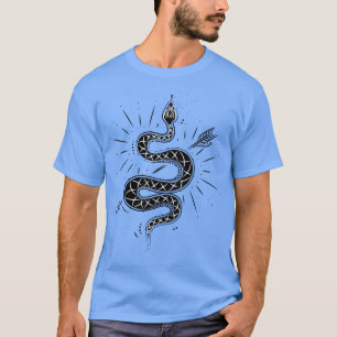 Camiseta Flecha gótica Snake Magic Wicca Satan Occult