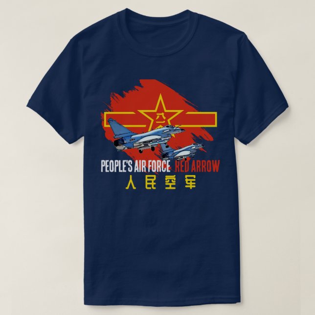 Camiseta Flecha roja PLAAF (Diseño del anverso)